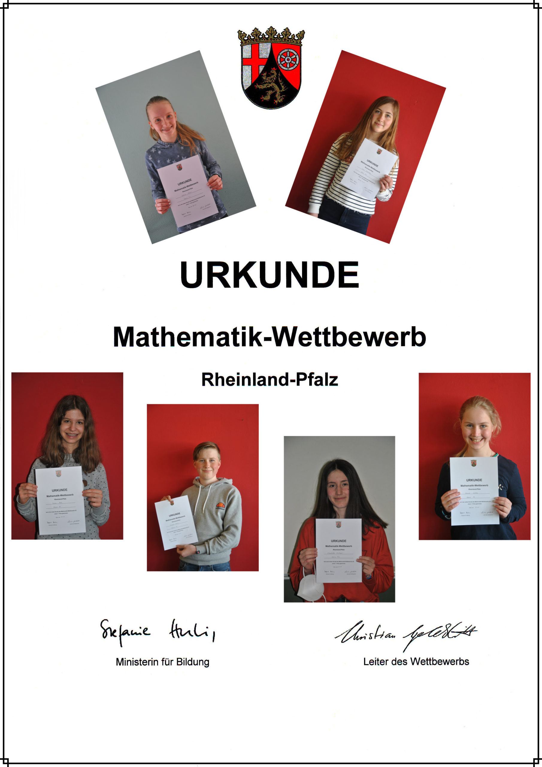 Calvarienberg-Schüler*innen sehr erfolgreich im Landeswettbewerb Mathematik - Gymnasium Calvarienberg