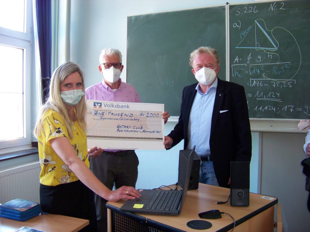 Digitale Medienspende des Rotary Clubs