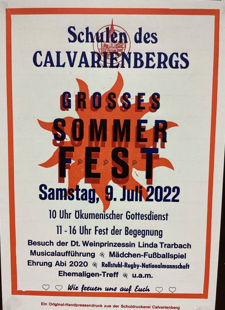 Plakat Sommerfest 2022