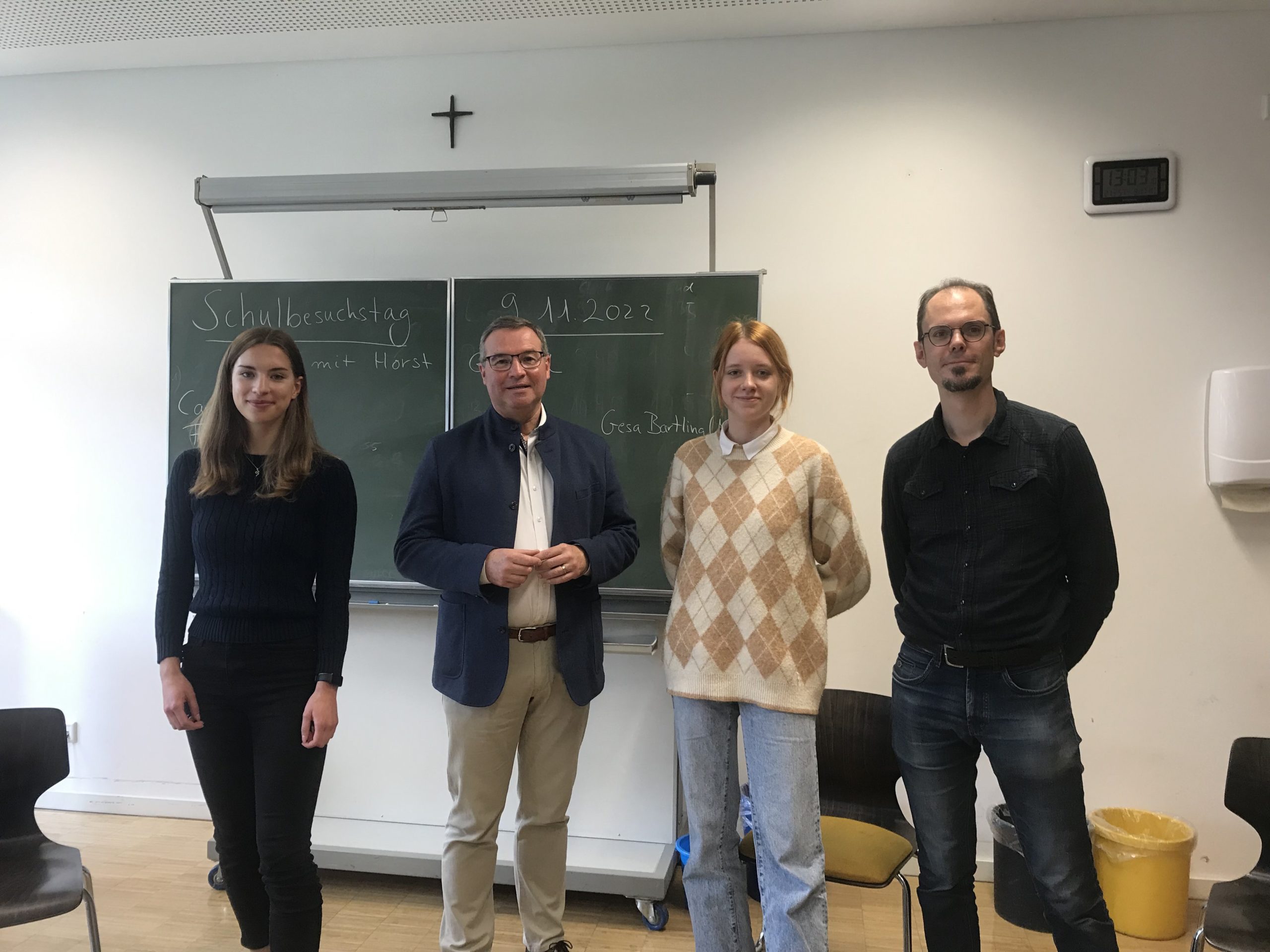 Schulbesuchstag mit Horst Gies, Foto: Shamille Densing (MSS 11)