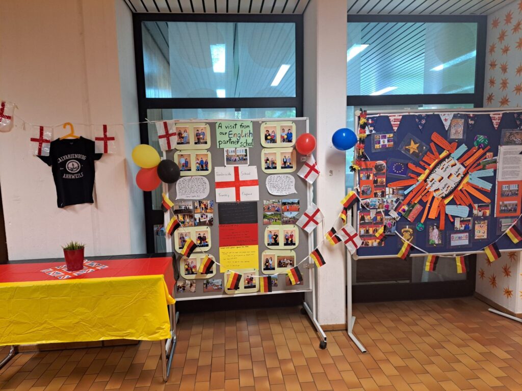 Besuch der Tomlinscote School am C‘ Berg - Gymnasium Calvarienberg